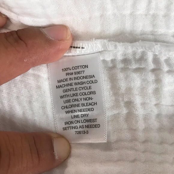 ANA Bishop Long Sleeve Gypsy Top Women’s Size XXL Color White V-Neck Pullover - Picture 6 of 13